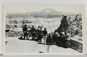 Rppc Hopi Indians Over Looking Canyons,  Arizona Postcard Q14