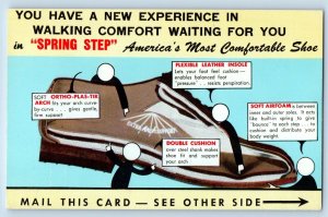 Advertising Postcard Ortho Vent Shoe Co. Inc Salem Virginia VA Unposted Vintage