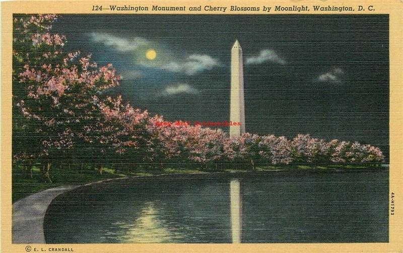 DC, Washington, District of Columbia, Washington Monument, Curteich