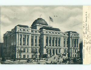 Pre-1907 CITY HALL Newark New Jersey NJ Q1796