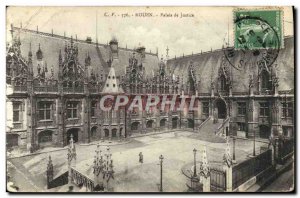 Old Postcard Rouen Courthouse