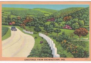 Indiana Greetings From Brownstown