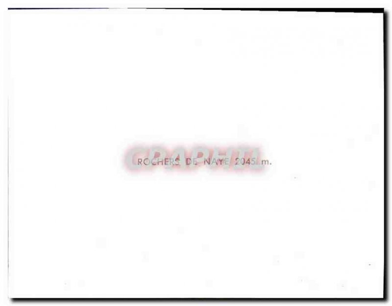 Modern Postcard Rochers de Naye