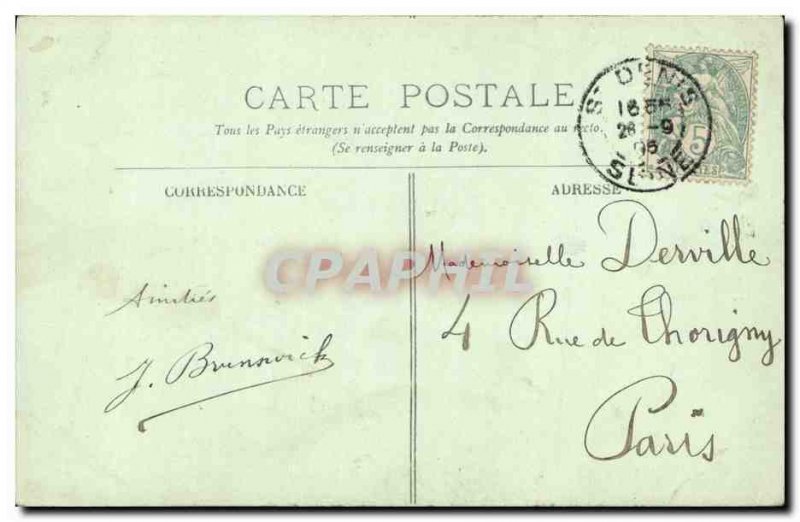 Old Postcard Saint Denis L Abbaye