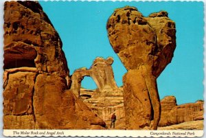 M-48654 The Molar Rock and Angel Arch Canyonlands National Park Utah