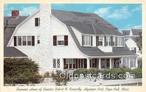 Summer Home of Senator Robert F Kennedy Cape Cod, Mass, USA Unused 