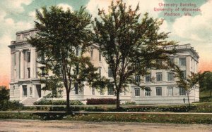 Vintage Postcard 1910 Chemistry Building University of Wisconsin Madison Wis.