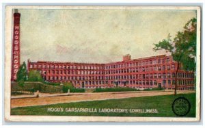 c1905 Hoods Sarsaparilla Laboratory Exterior Field Lowell Massachusetts Postcard