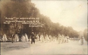 Washington DC Almas Shrine Parade 1923 Real Photo Postcard