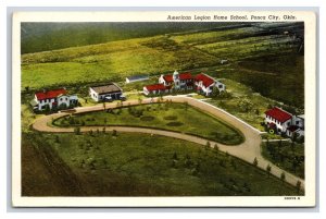 American Legion Home School Ponca City Oklahoma OK UNP Unused Linen Postcard V14