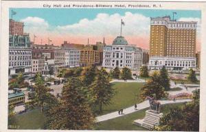 Rhode Island Providence City Hall And Providence Biltmore Hotel