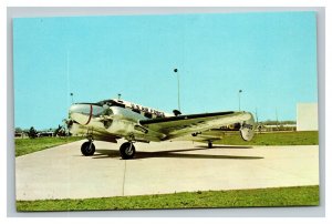 Vintage 1950's Advertising Postcard Beech C-45H Expeditor US Air Force Plane