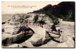 Saint Palais sur mer Old Postcard Bridge cornice