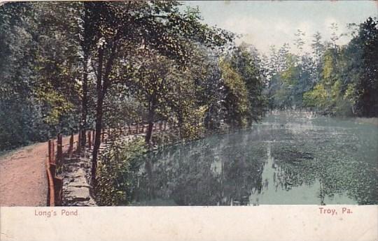 Pennsylvania Troy Longs Pond 1907