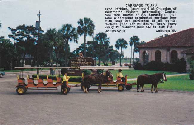 Horse Drawn Carriage Tours - St Augustine FL, Florida