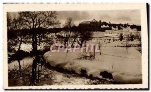 Postcard Modern Ifrane The river under snow and Balima