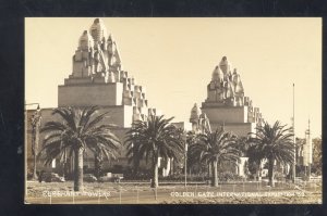 RPPC GOLDEN GATE INTERNATIONAL EXPOSITION ELEPHANT BLDG. REAL PHOTO POSTCARD