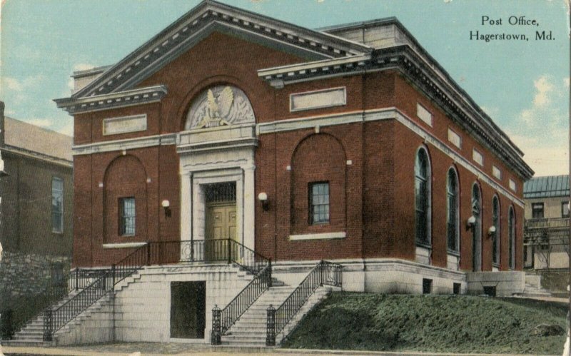 HAGERSTOWN , Maryland , 1900-10s ; Post Office