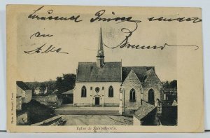 Eglise de Saint Avertin c1903 France Postcard L13