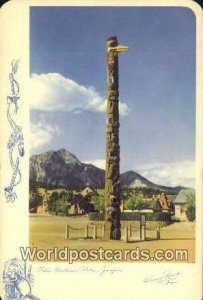 Totem Pole Jasper Canada Unused 