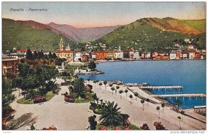 Panorama, Piers, RAPALLO (Liguria), Italy, 1900-1910s