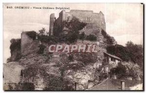 Old Postcard Cremieu Old Castle Delphinal