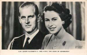 British Royalty Postcard H.M. the Queen Elizabeth and H.R.H. Duke of Edinburgh