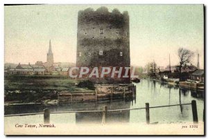 Postcard Old Norwich Cow Tower