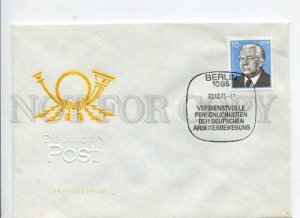 291170 EAST GERMANY GDR 1975 COVER Berlin Wilhelm Pieck special cancellations