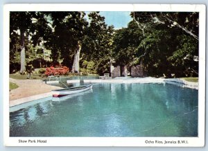 Jamaica W.I. Postcard Swimming Pool Shaw Park Hotel Ocho Rios c1950’s Unposted