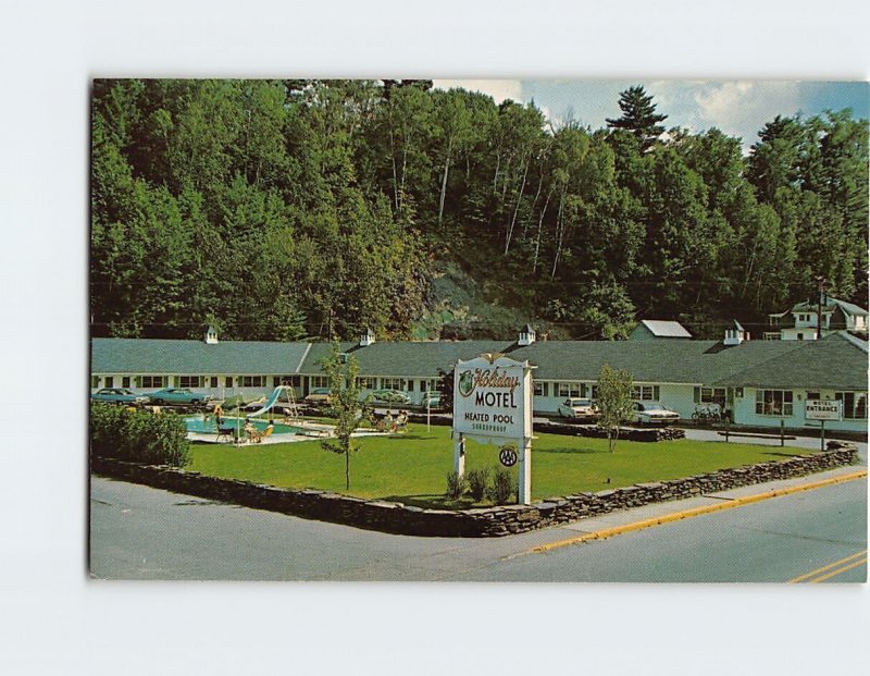 Postcard Holiday Motel St. Johnsbury Vermont USA