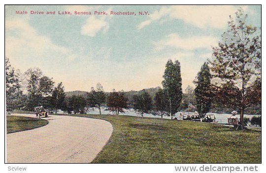 Main Drive and Lake, Seneca Park, Rochester, New York, 00-10s