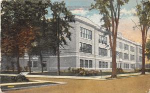 Hackensack New Jersey~State Street School~Corner Street View~c1910 Postcard