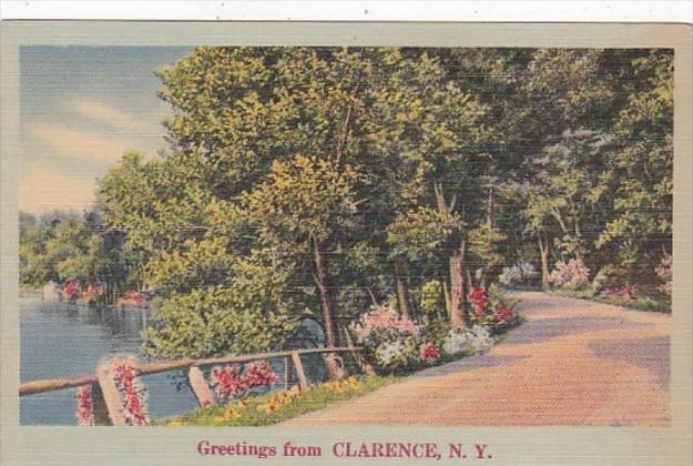 New York Greetings From Clarence