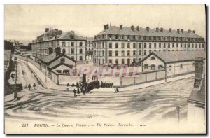 Old Postcard Rouen Barracks Army Pelissier
