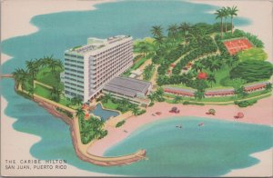 Postcard The Caribe Hilton San Juan Puerto Rico