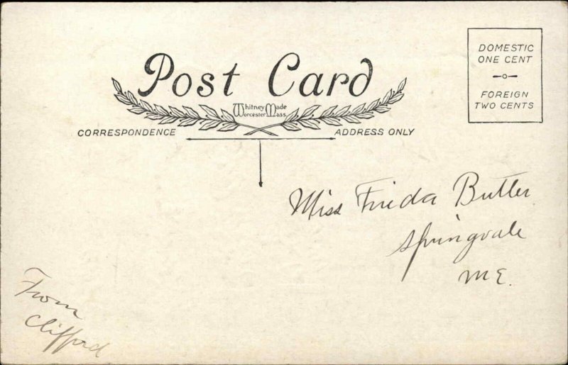 EASTER Children Singing w Birds EMBOSSED c1910 Postcard