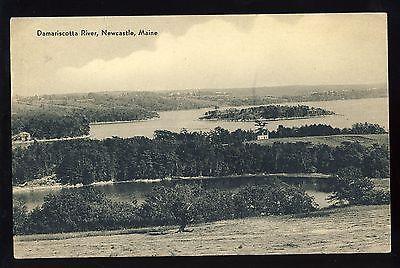 Newcastle, Maine/ME Postcard, Damariscotta River & Island