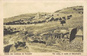 BR100236 the valley of tombs of jehoshaphat israel