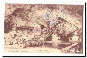 La Sainte Baume Old Postcard inside the cave