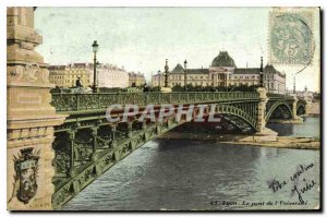 Old Postcard Lyon Le Pont de l'Universite