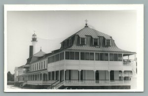 CAPE MAY POINT NJ ST. MARY'S BY THE SEA VINTAGE REAL PHOTO POSTCARD RPPC