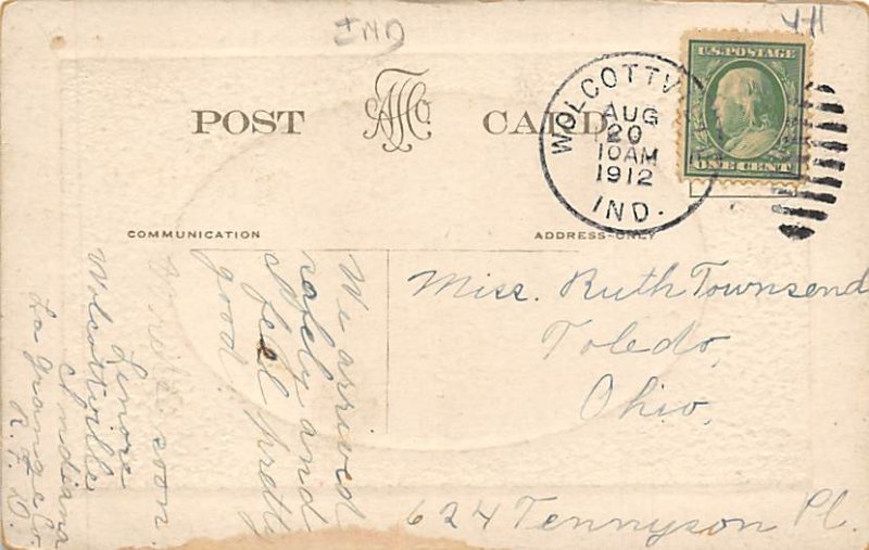 Postal Marked Wolcottville, Indiana Wolcottville, Indiana IN United