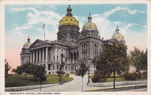 Iowa Des Moines State Capitol Building Curteich
