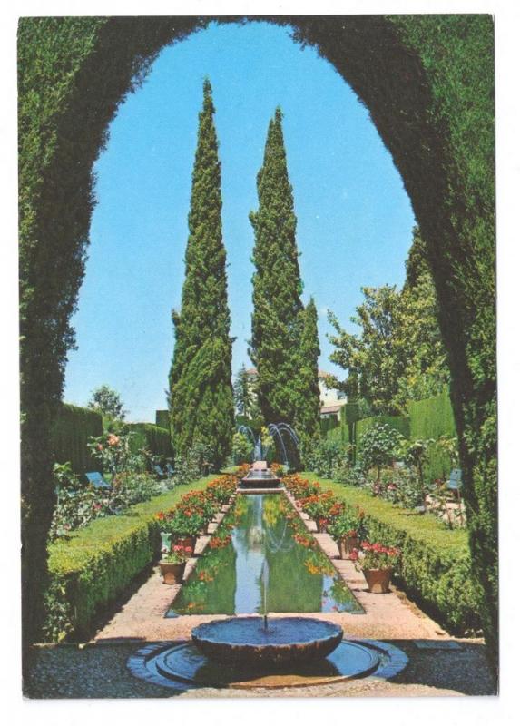 Spain Generalife Gardens Granada 1971