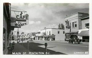 Canada, British Columbia, Penticton , RPPC, Main Street