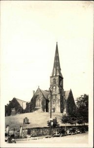 Cumberland Maryland MD Emmanuel Episcopal Church Real Photo Vintage Postcard