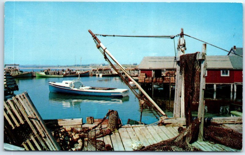 M-56441 Fishing Scene Yarmouth County Canada