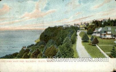Cottages West Mackinac Island MI 1907