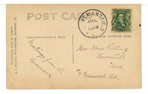 VT - Mt. Mansfield. Summit House   RPPC